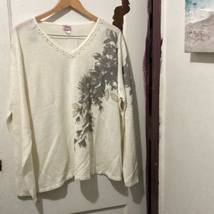 Adrian Delafield Women’s Plus Top size 3X